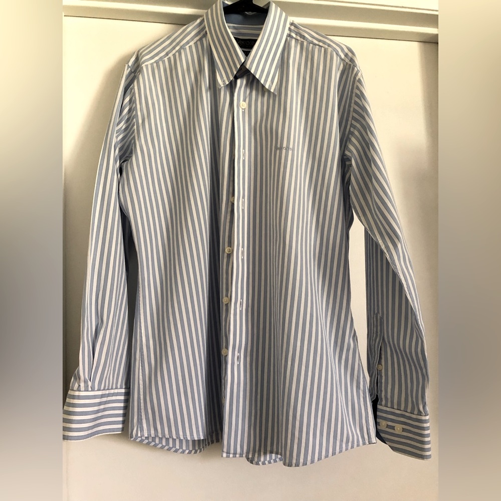Men’s Versace button down shirt.